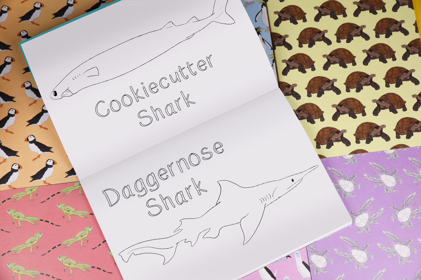 Amazing Sharks Colouring Book