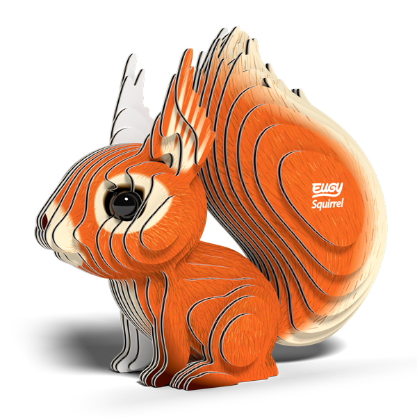 Red Squirrel Eugy 3D Collectable Model