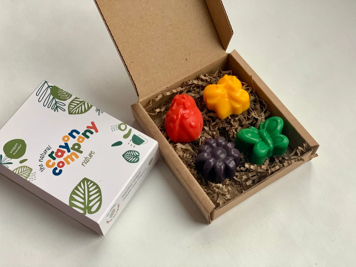 Bugs Set of 4 Crayons