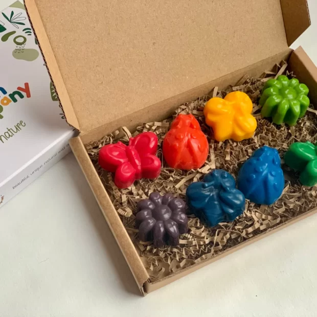 Bugs Set of 8 Crayons