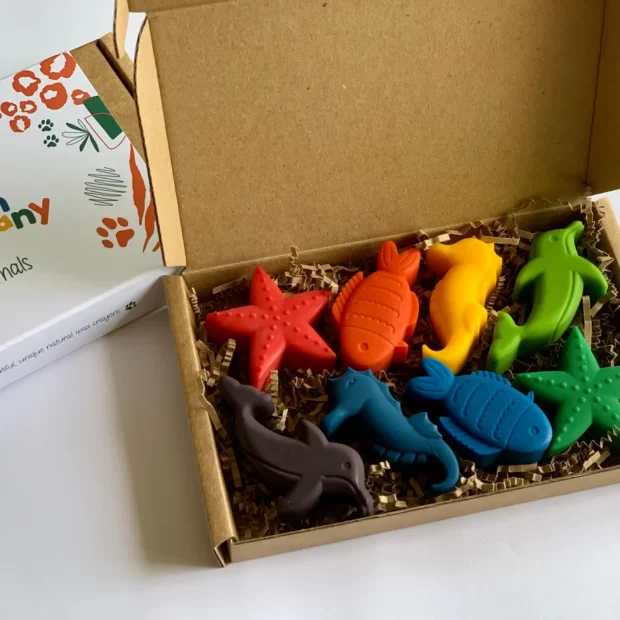 Ocean Set of 8 Crayons