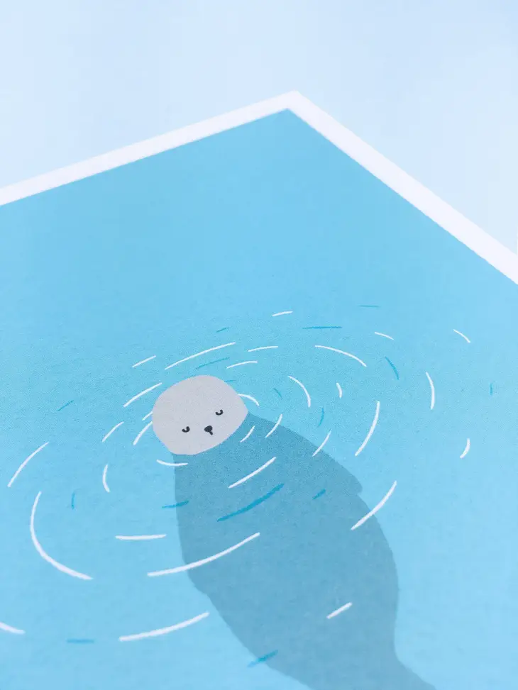 Happy Seal A5 Print