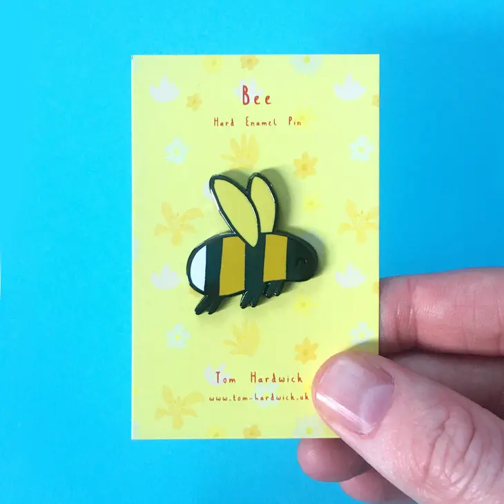 Bee Enamel Pin Badge