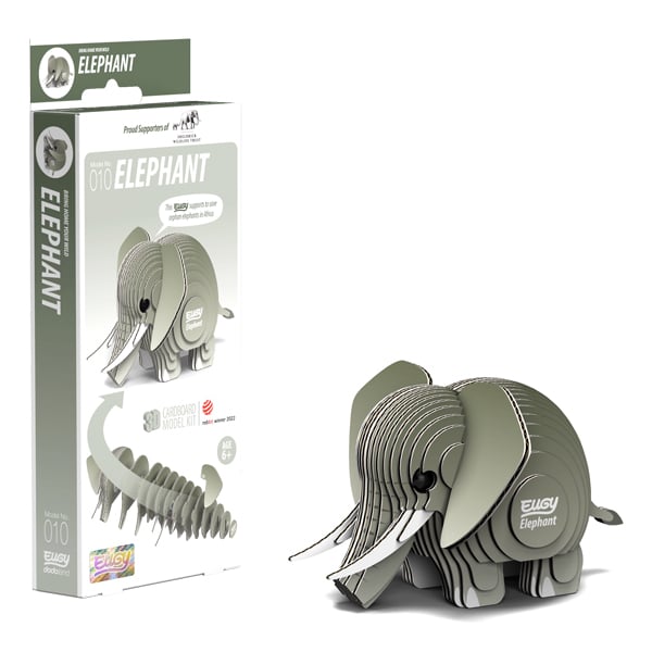 Elephant Eugy 3D Collectable Model