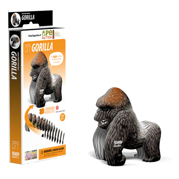 Gorilla Eugy 3D Collectable Model