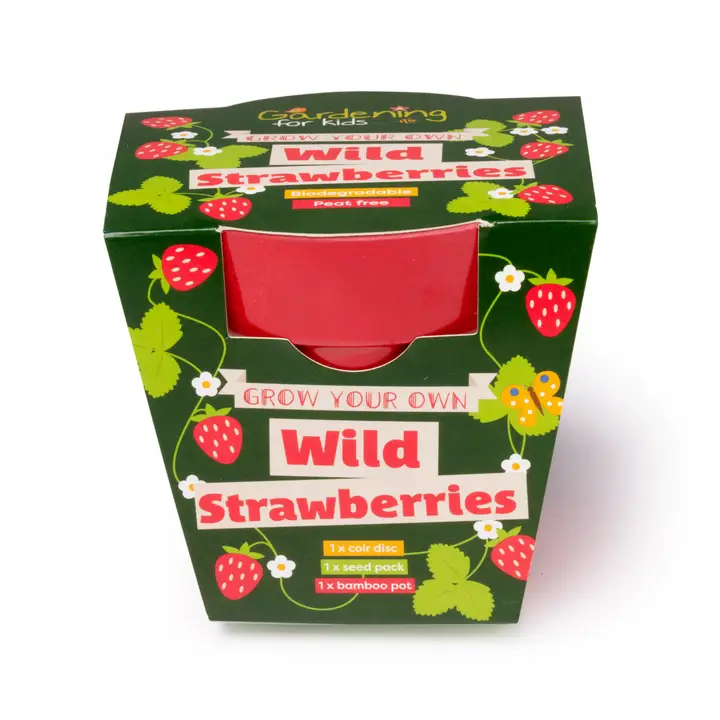 Grow your own wild strawberries kit