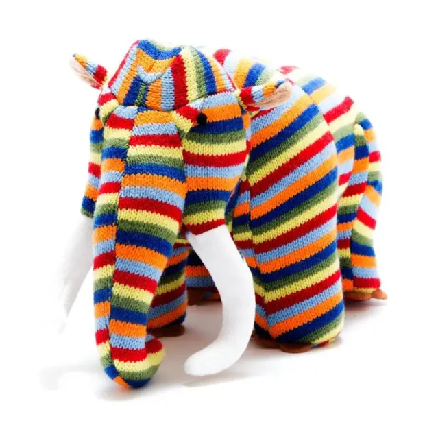 Knitted Woolly Mammoth Prehistoric Soft Toy