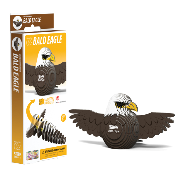 Bald Eagle Eugy 3D Collectable Model