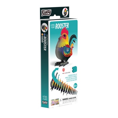 Rooster Eugy 3D Collectable Model