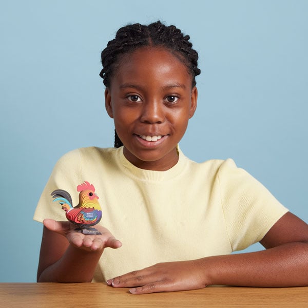 Rooster Eugy 3D Collectable Model